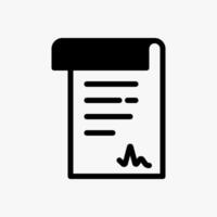 Design Illustration graphic of Treaty Document icon with monochrome style. Suitable for historical presentation, UI, mobile design, web design, etc. vector