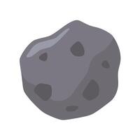 A rough meteorite that fell from space. vector