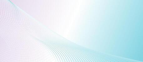 Abstract blue and white digital dynamic wave lines background. Futuristic hi-technology concept. Business banners, flyers, and presentations. illustration vector