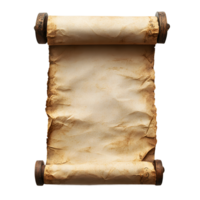 Antique Scroll of Aged Parchment, Perfect for Historical Themes png