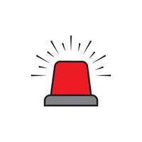 Siren Light Icon design element vector