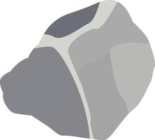 Rock Stone Illustration with Grey Color Design. vector