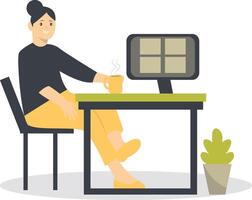 People Programmer Character vector