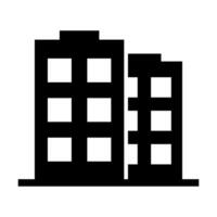Office building icon apartment symbol architecture business concept for graphic design, logo, web site, social media, mobile app, ui illustration. vector