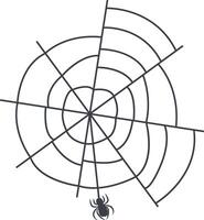 Spider Web Icon. vector