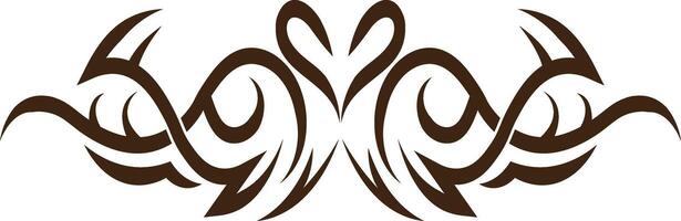 Tribal Tattoo Element with Simple Design vector