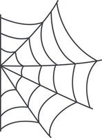 Spider Web Icon with Abstract Design vector