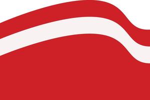 Indonesia Flag Ribbon Banner with Flat Design. Isolated on White Background vector