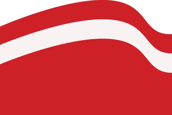Indonesia Flag Ribbon Banner with Flat Design. Isolated on White Background