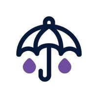 umbrella duotone icon. Sleek and modern icon for websites, mobile apps, marketing materials, and corporate design. Fully scalable and ready to use. vector