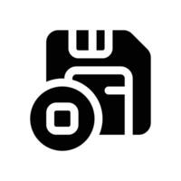 save glyph icon. Strong and solid icon for websites, mobile interfaces, presentations, and visual branding. High quality and easy to edit. vector
