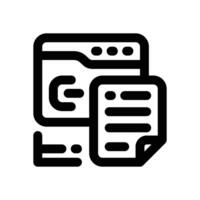 description line icon. Clean and minimalist icon for websites and mobile apps. vector