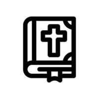bible line icon. Clean and minimalist icon for websites and mobile apps. vector