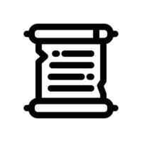 papyrus line icon. Clean and minimalist icon for websites and mobile apps. vector
