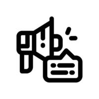 public relation line icon. Clean and minimalist icon for websites, mobile apps, presentations, and logos. Fully scalable and customizable for any project. vector