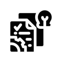 new project glyph icon. Strong and solid icon for websites and mobile apps. vector