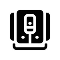 podcast playlist glyph icon. Strong and solid icon for websites and mobile apps. vector