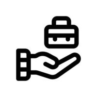 job line icon. Clean and minimalist icon for websites and mobile apps. vector