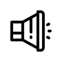 sound line icon. Clean and minimalist icon for websites and mobile apps. vector
