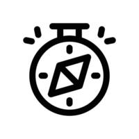 compas line icon. Clean and minimalist icon for websites and mobile apps. vector