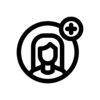 new hire line icon. Clean and minimalist icon for websites, mobile apps, presentations, and logos. Fully scalable and customizable for any project. vector