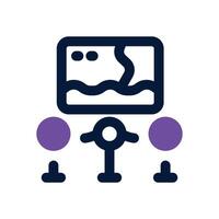 barrier dual tone icon. Sleek and modern icon for websites and mobile apps. vector