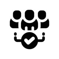 candidate glyph icon. Strong and solid icon for websites, mobile interfaces, presentations, and visual branding. High quality and easy to edit. vector