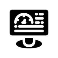 kpi glyph icon. Strong and solid icon for websites, mobile interfaces, presentations, and visual branding. High quality and easy to edit. vector