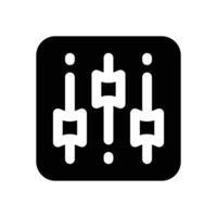 adjustment glyph icon. Strong and solid icon for websites, mobile interfaces, presentations, and visual branding. High quality and easy to edit. vector