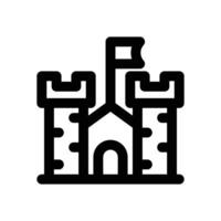 castle line icon. Clean and minimalist icon for websites and mobile apps. vector