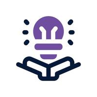 knowledge duotone icon. Sleek and modern icon for websites, mobile apps, marketing materials, and corporate design. Fully scalable and ready to use. vector