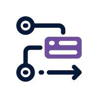project plan duotone icon. Sleek and modern icon for websites, mobile apps, marketing materials, and corporate design. Fully scalable and ready to use. vector