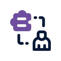 puzzle duotone icon. Sleek and modern icon for websites, mobile apps, marketing materials, and corporate design. Fully scalable and ready to use. vector