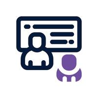 welcoming dual tone icon. Sleek and modern icon for websites and mobile apps. vector