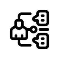 skill line icon. Clean and minimalist icon for websites and mobile apps. vector