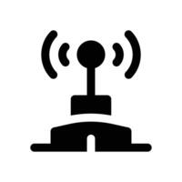 wifi hotspot glyph icon. Strong and solid icon for websites and mobile apps. vector