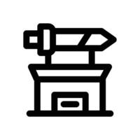sword shop line icon. Clean and minimalist icon for websites and mobile apps. vector