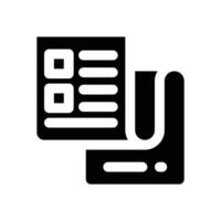 storyboard glyph icon. Strong and solid icon for websites and mobile apps. vector
