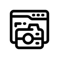 sightseeing line icon. Clean and minimalist icon for websites and mobile apps. vector