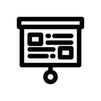 introduction line icon. Clean and minimalist icon for websites and mobile apps. vector