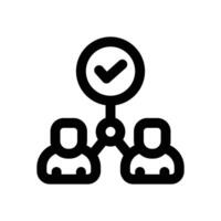 success planning line icon. Clean and minimalist icon for websites and mobile apps. vector