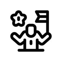 success line icon. Clean and minimalist icon for websites and mobile apps. vector