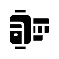 camera roll glyph icon. Strong and solid icon for websites, mobile interfaces, presentations, and visual branding. High quality and easy to edit. vector