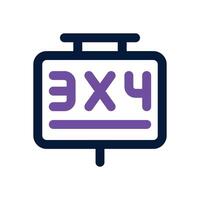 math duotone icon. Sleek and modern icon for websites, mobile apps, marketing materials, and corporate design. Fully scalable and ready to use. vector