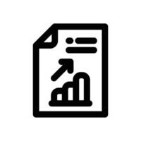 progress line icon. Clean and minimalist icon for websites and mobile apps. vector