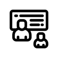 welcoming line icon. Clean and minimalist icon for websites and mobile apps. vector