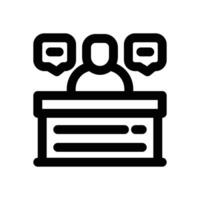 familiarize line icon. Clean and minimalist icon for websites and mobile apps. vector