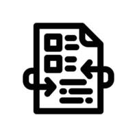 transaction line icon. Clean and minimalist icon for websites, mobile apps, presentations, and logos. Fully scalable and customizable for any project. vector