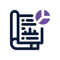 economy dual tone icon. Sleek and modern icon for websites and mobile apps. vector