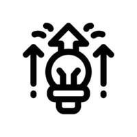 improvement line icon. Clean and minimalist icon for websites, mobile apps, presentations, and logos. Fully scalable and customizable for any project. vector